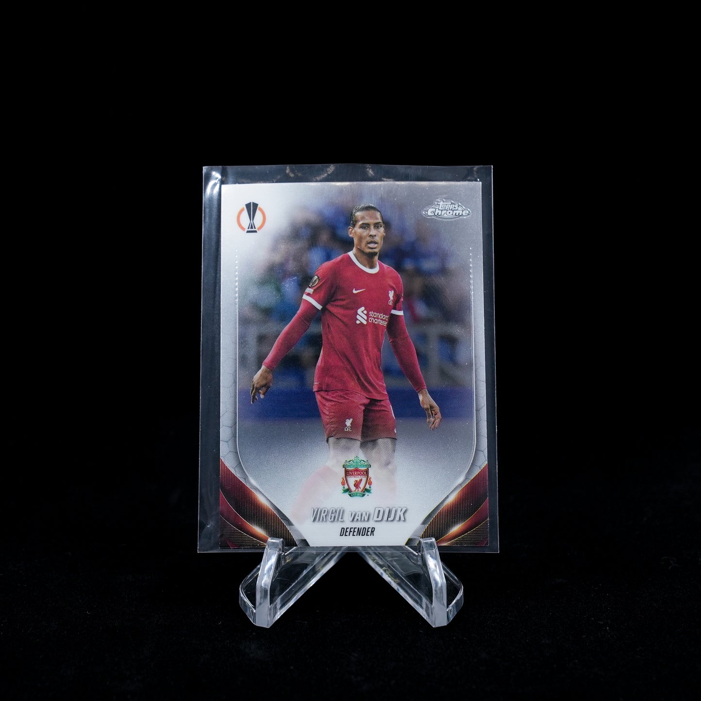 2023-24 Topps Chrome UEFA Club Competitions Soccer-Liverpool FC-Base Card