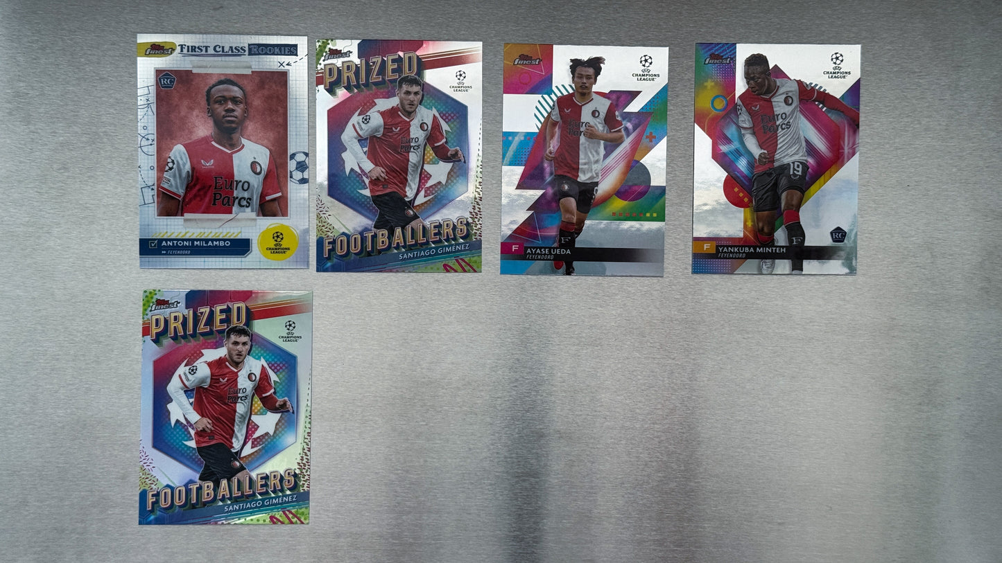 2023-24 Topps Finest UEFA Club Competitions - Feyenoord Team Card