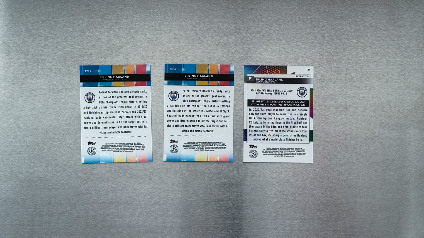 2023-24 Topps Finest UEFA Club Competitions - Manchester City