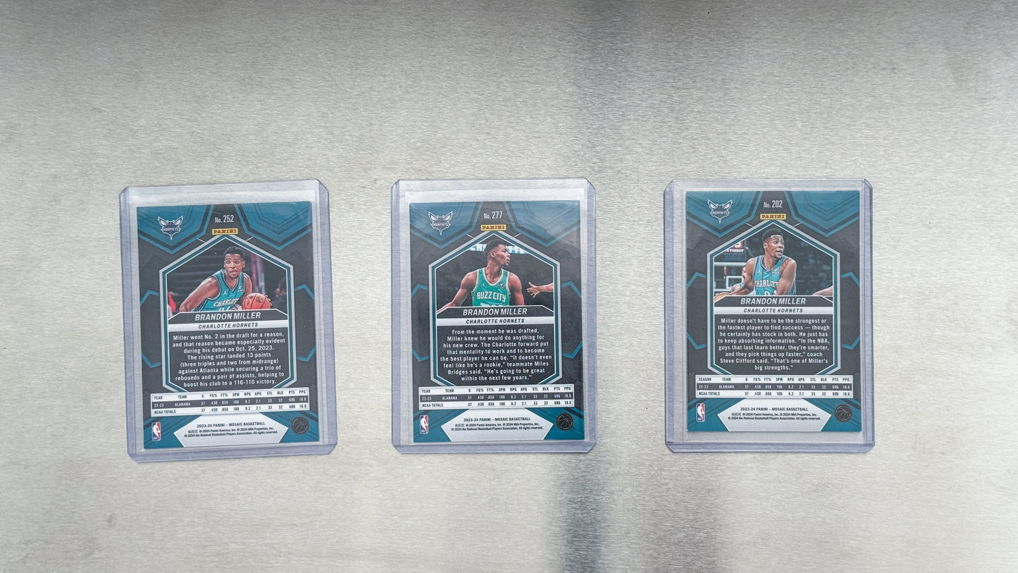 2023-24 Panini Mosaic Basketball - Charlotte Hornets
