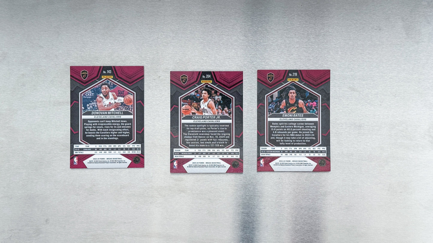 2023-24 Panini Mosaic Basketball - Cleveland Cavaliers