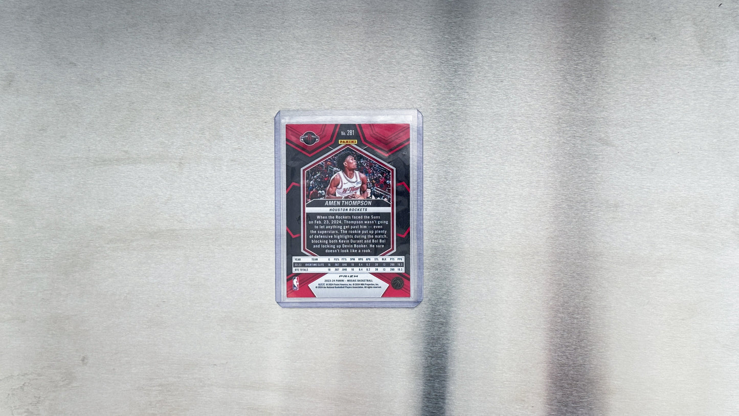 2023-24 Panini Mosaic Basketball - Houston Rockets