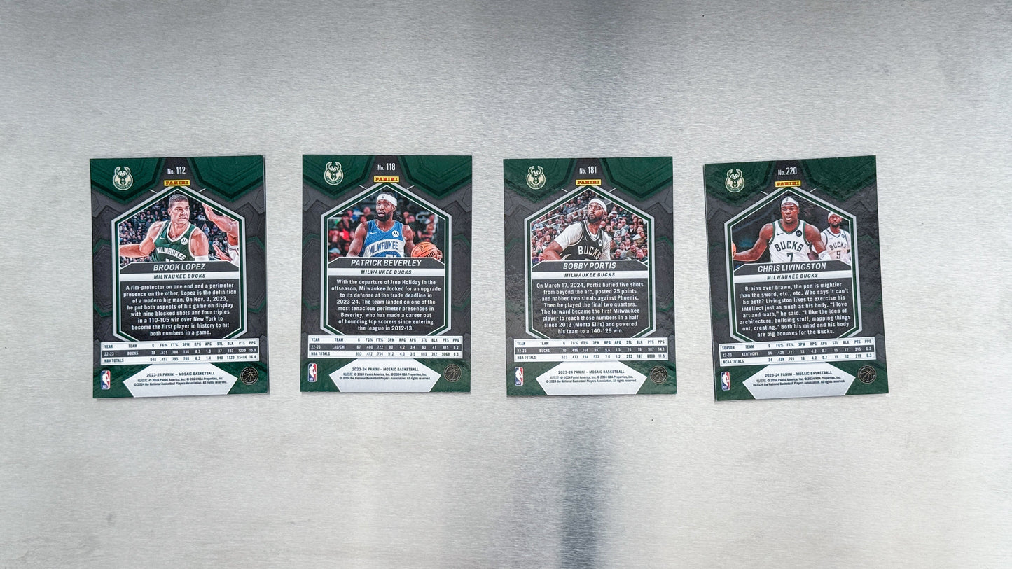 2023-24 Panini Mosaic Basketball - Milwaukee Bucks