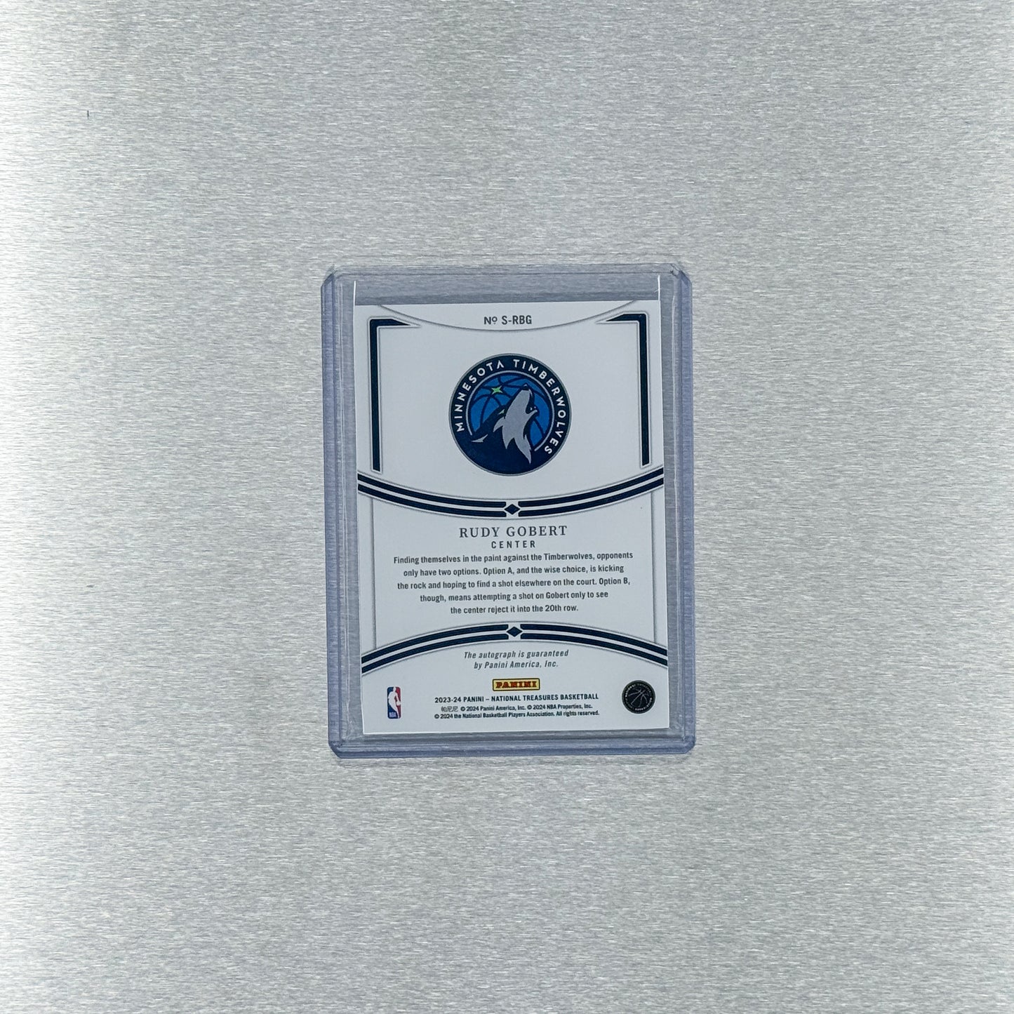 2023-24 Panini National Treasures Basketball - Minnesota Timberwolve