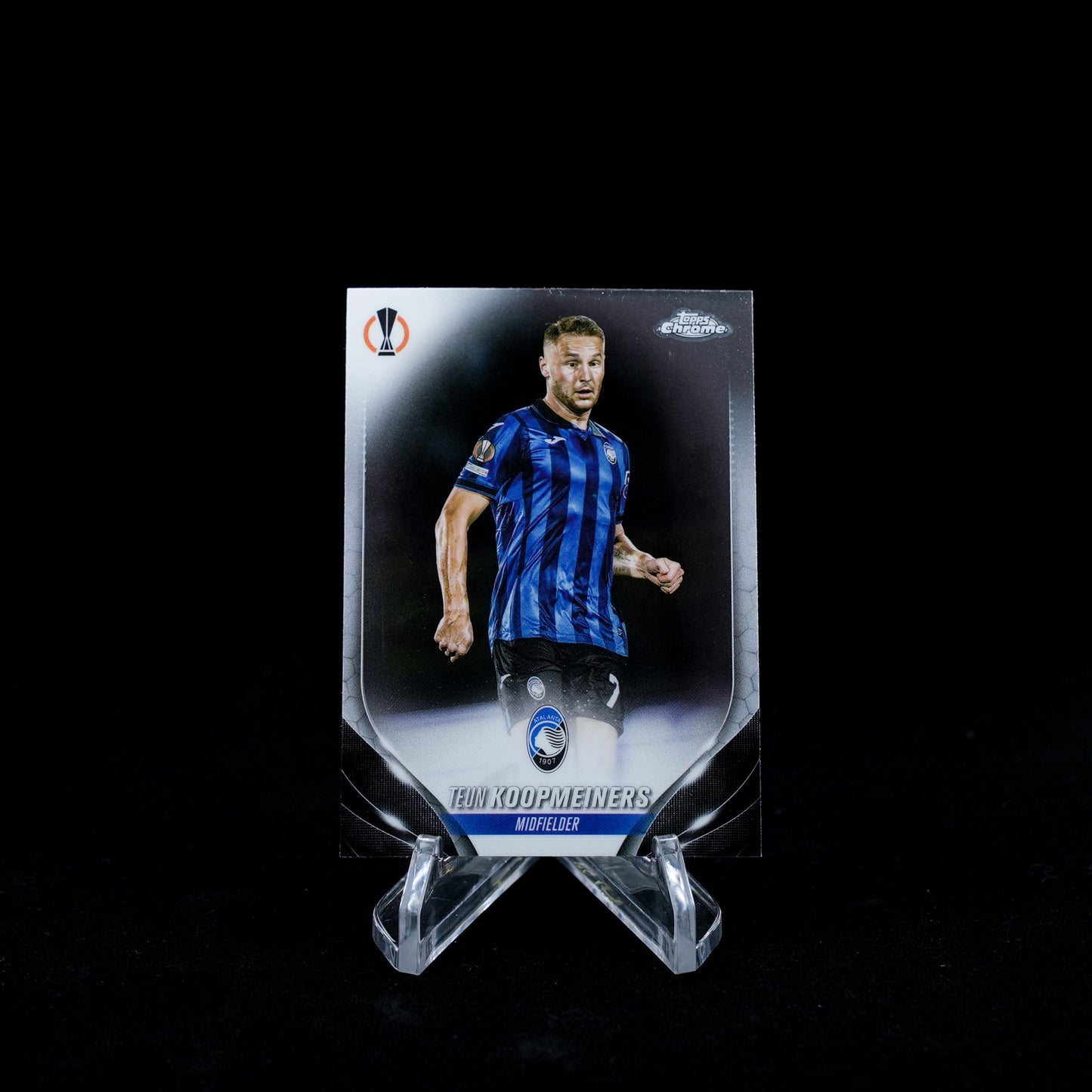 2023-24 Topps Chrome UEFA Club Competitions Soccer-Atalanta BC-Base Card