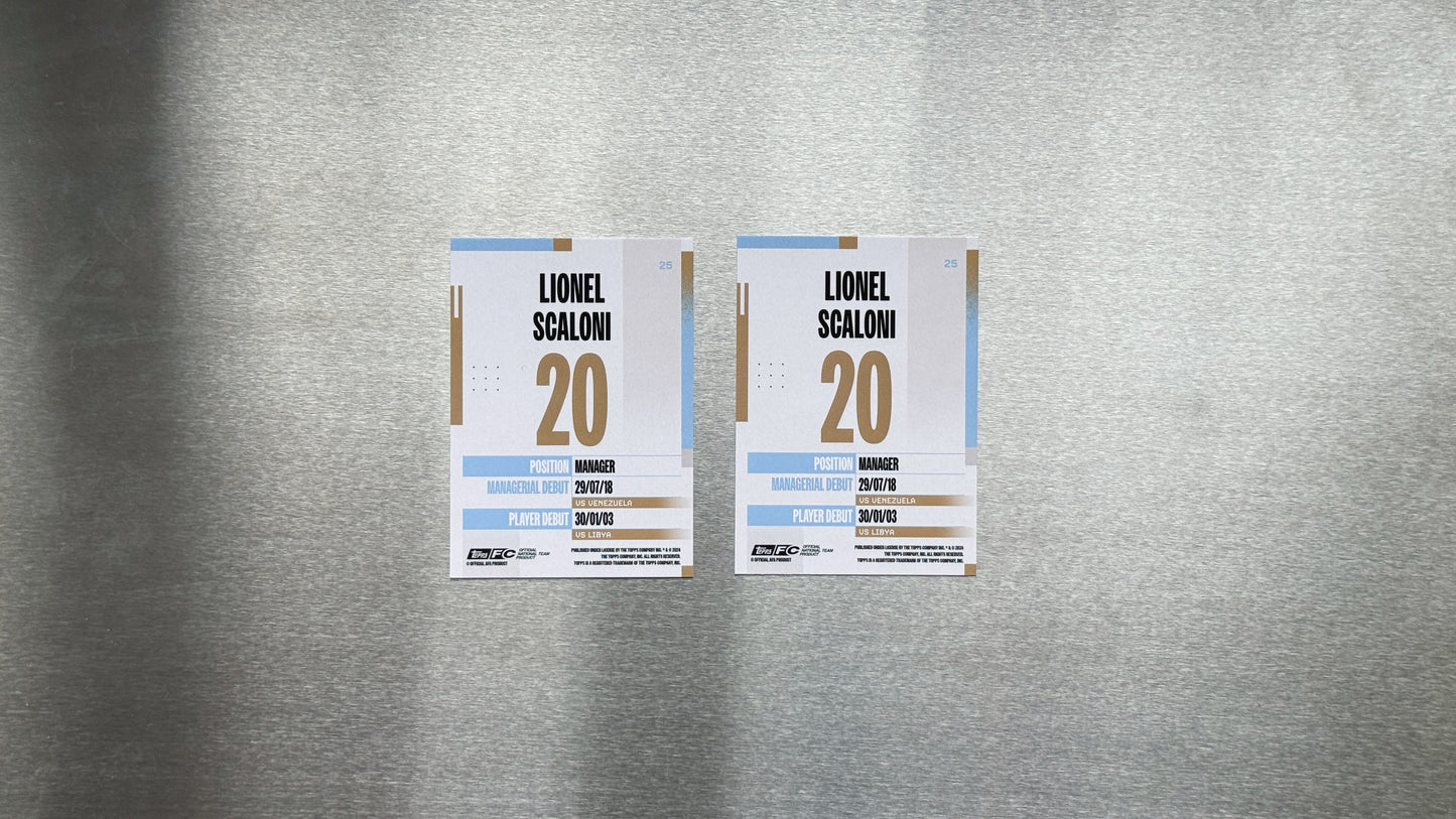 2024-25 Topps Argentina Team Set
