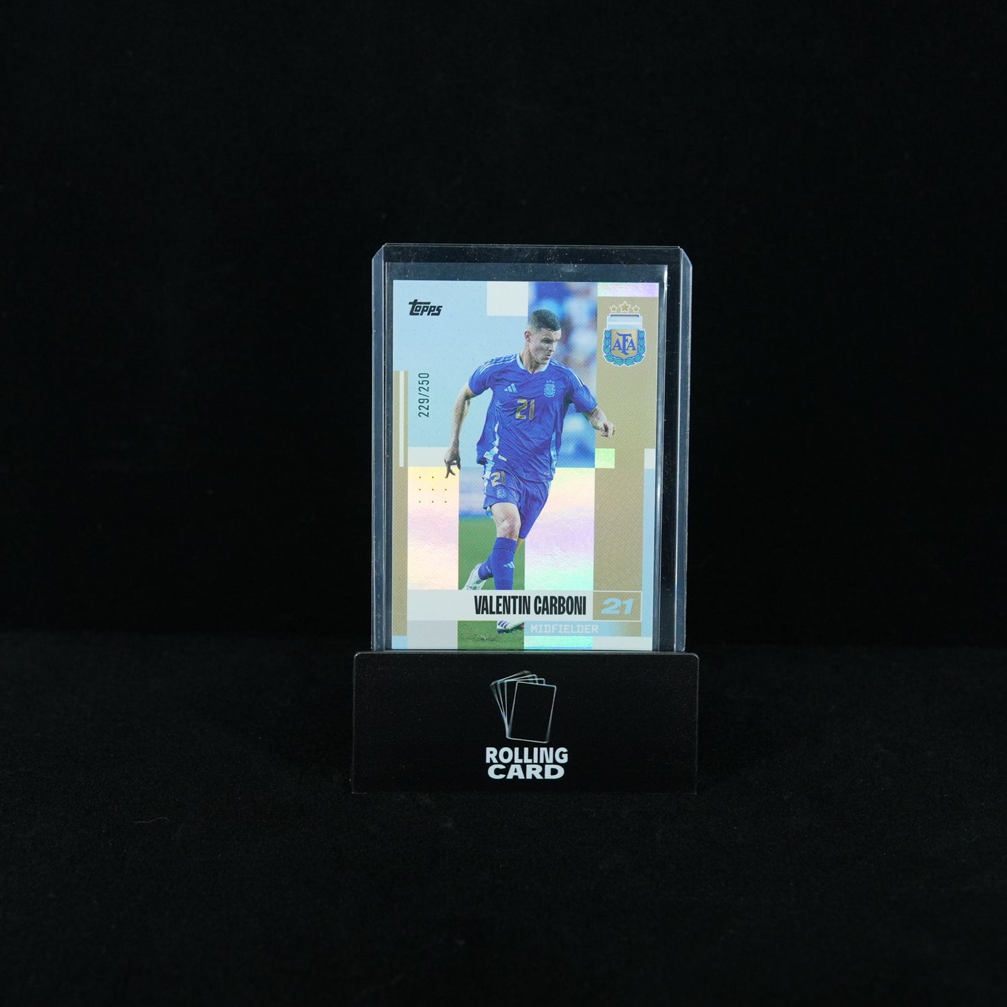 2024-25 Topps Argentina Team Set - Valentín Carboni - Refractor 229/250