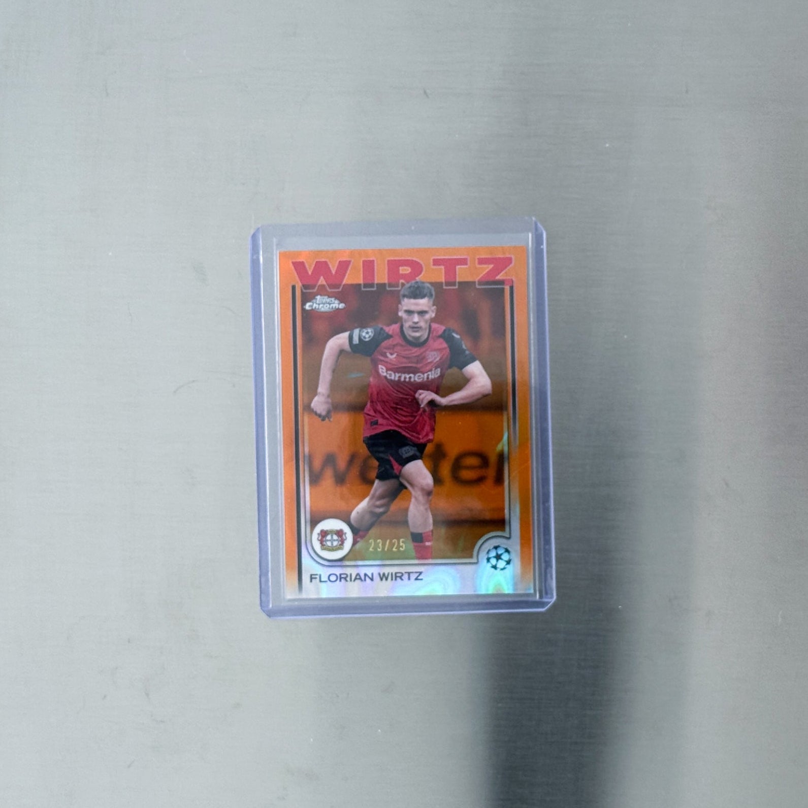 2024-25 Topps Chrome UEFA Club Competitions - Bayer 04 Leverkusen - Florian Wirtz -23/25