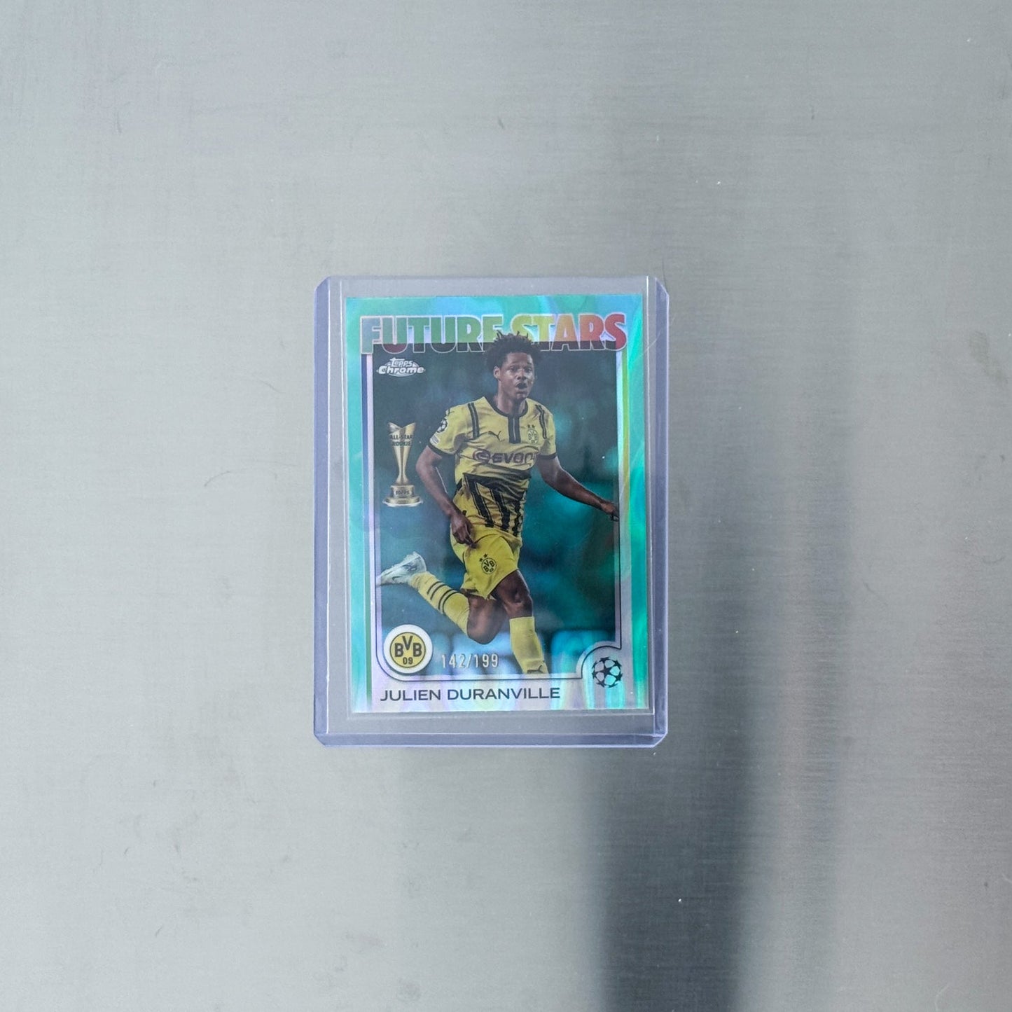 2024-25 Topps Chrome UEFA Club Competitions - Borussia Dortmund - Julien Duranville 142/199