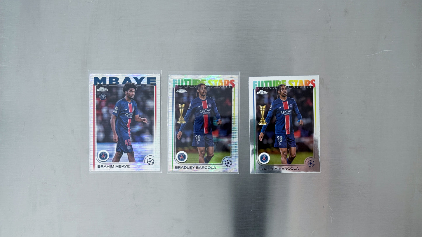 2024-25 Topps Chrome UEFA Club Competitions - Paris Saint-Germain