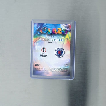 2024-25 Topps Chrome UEFA Club Competitions - Rangers FC - Cyriel Dessers - Golazo - 26/75