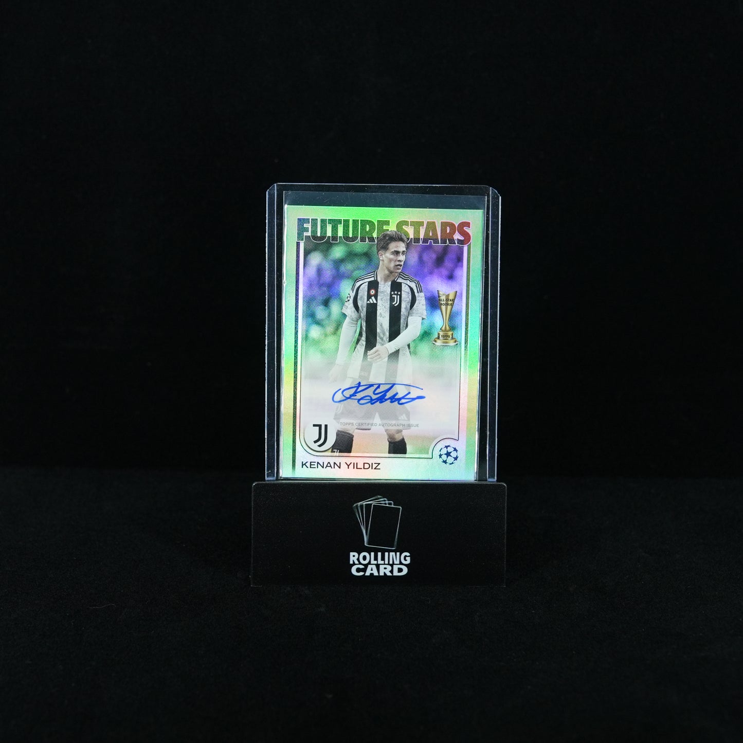 2024-25 Topps UEFA Club Competitions Soccer - Kenan Yildiz - Future Stars Autographs