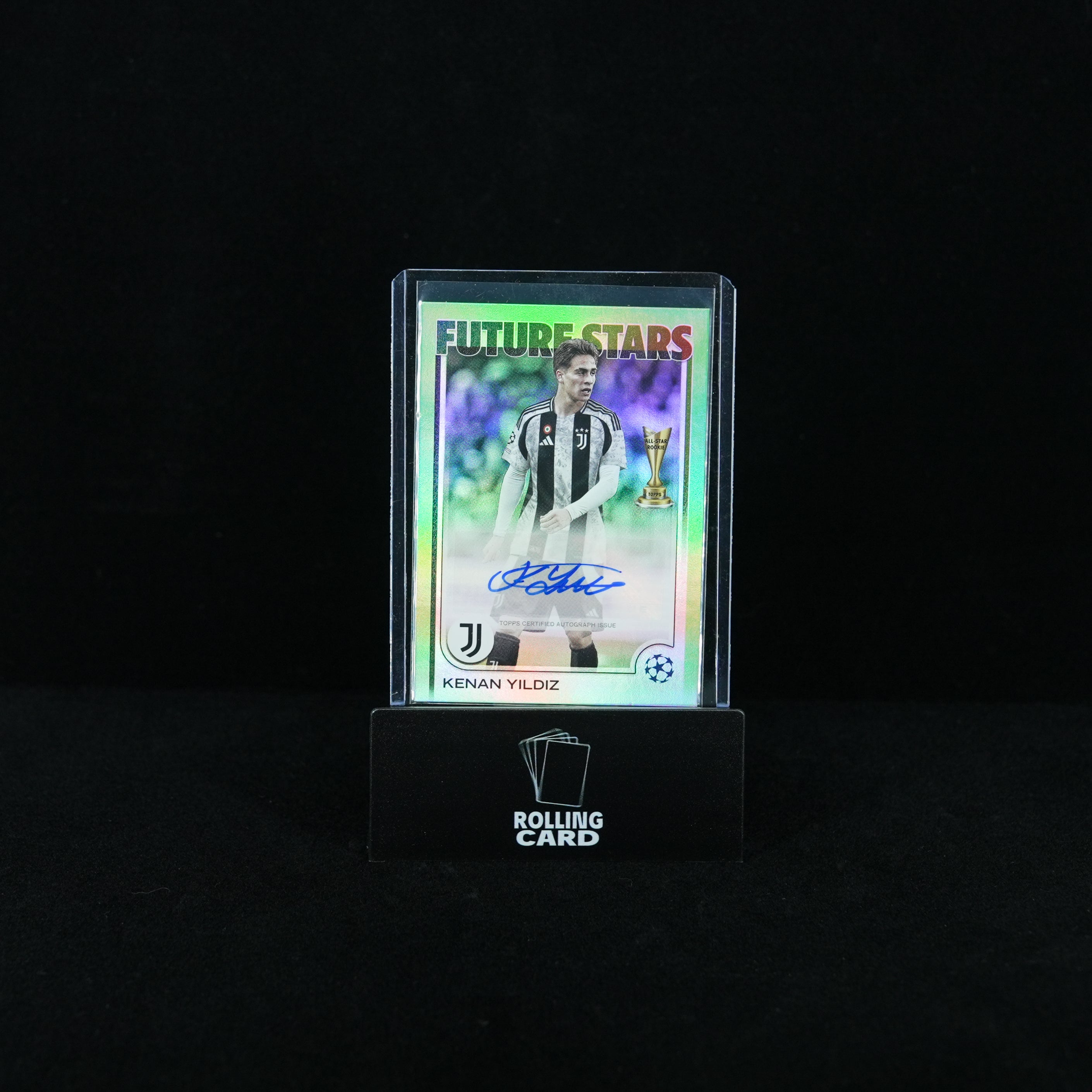 2024-25 Topps UEFA Club Competitions Soccer - Kenan Yildiz - Future Stars Autographs