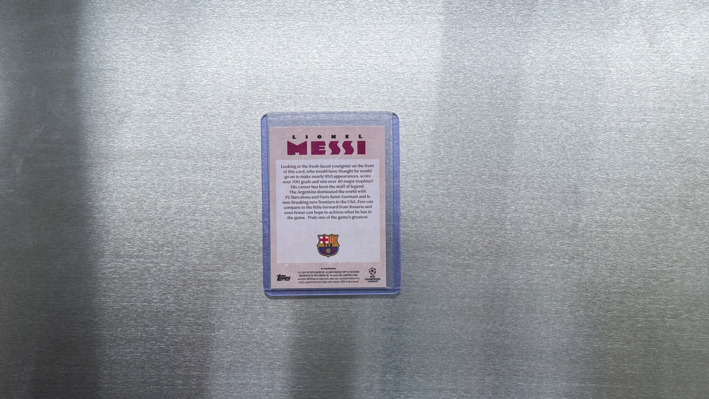 2024-25 Topps Deco UEFA Club Competitions - Messi - Artistry