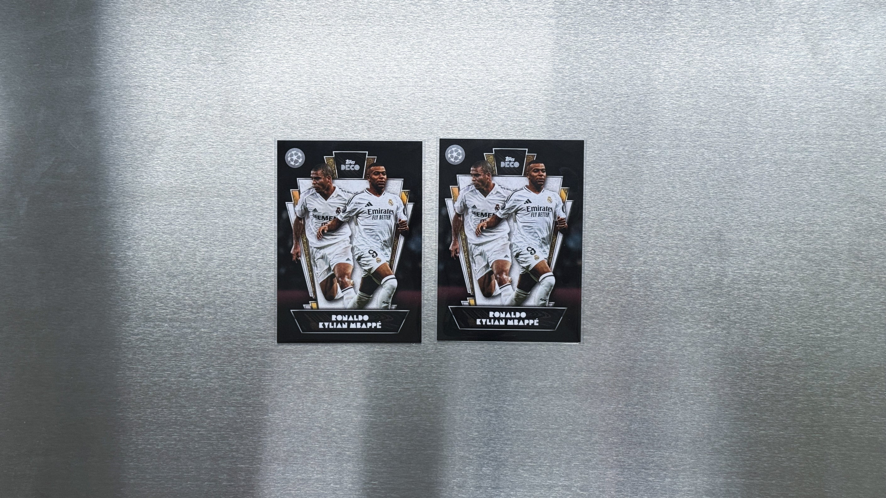 2024-25 Topps Deco UEFA Club Competitions - Ronaldo / Kylian Mbappé - Then and Now