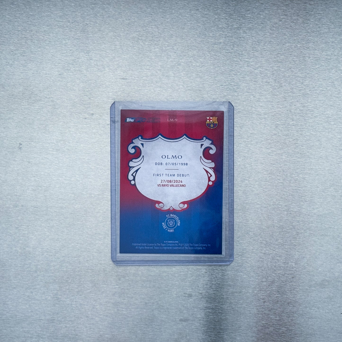2024-25 Topps FC Barcelona 125th Anniversary - Dani Olmo 97/99