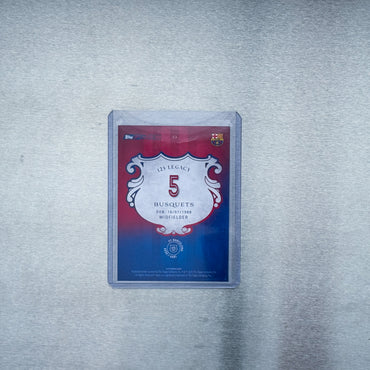 2024-25 Topps FC Barcelona 125th Anniversary - Sergio Busquets 18/125