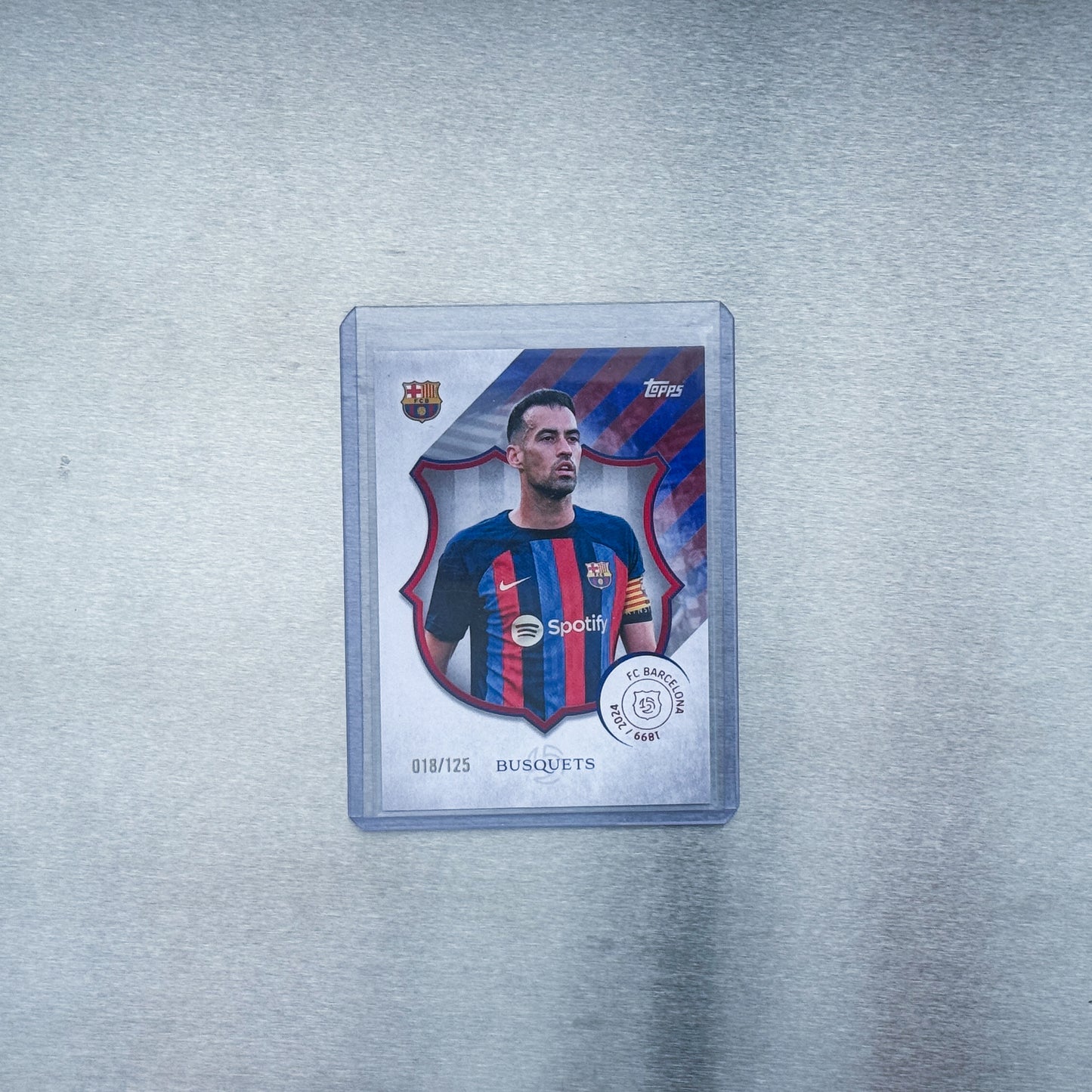 2024-25 Topps FC Barcelona 125th Anniversary - Sergio Busquets 18/125