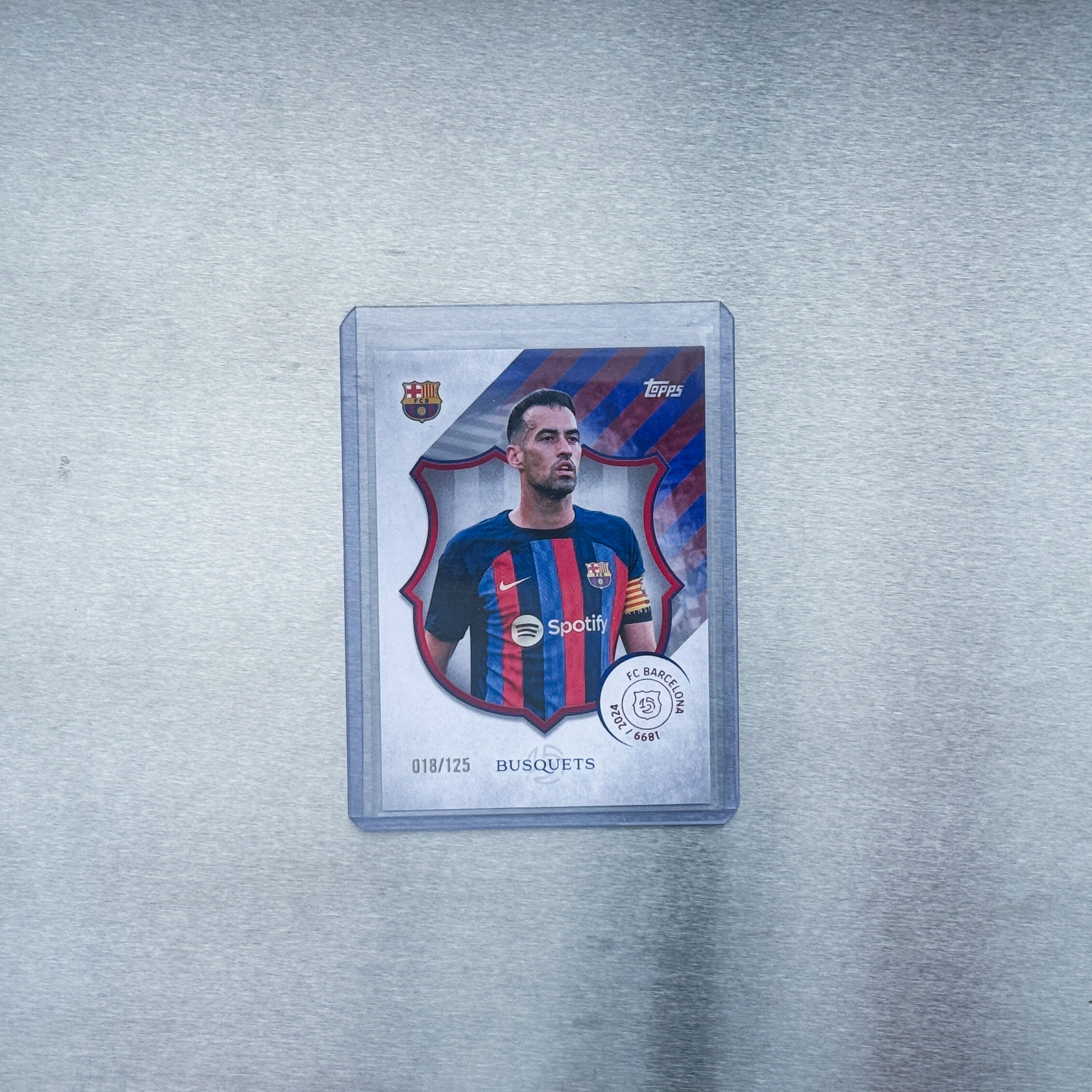 2024-25 Topps FC Barcelona 125th Anniversary - Sergio Busquets 18/125