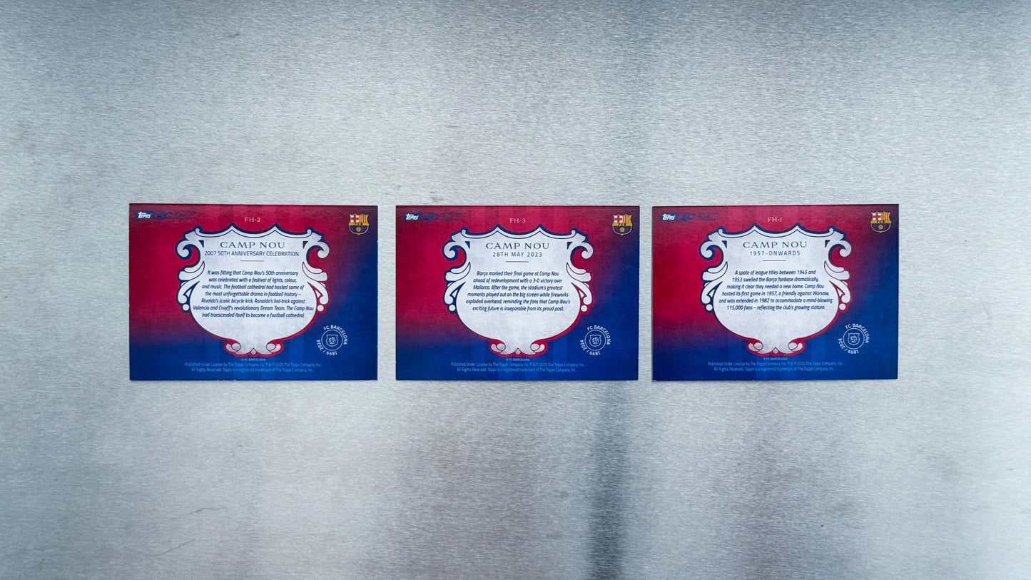 2024-25 Topps FC Barcelona 125th Anniversary - Forever Home Set