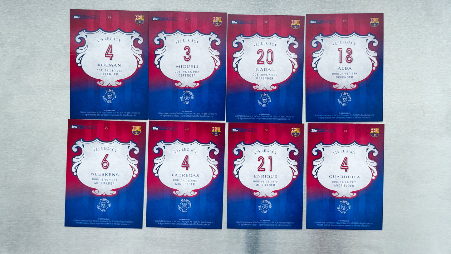 2024-25 Topps FC Barcelona 125th Anniversary