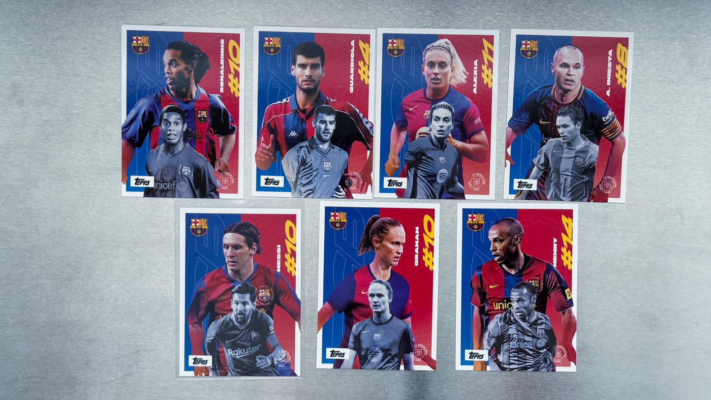 2024-25 Topps FC Barcelona Team Set Soccer