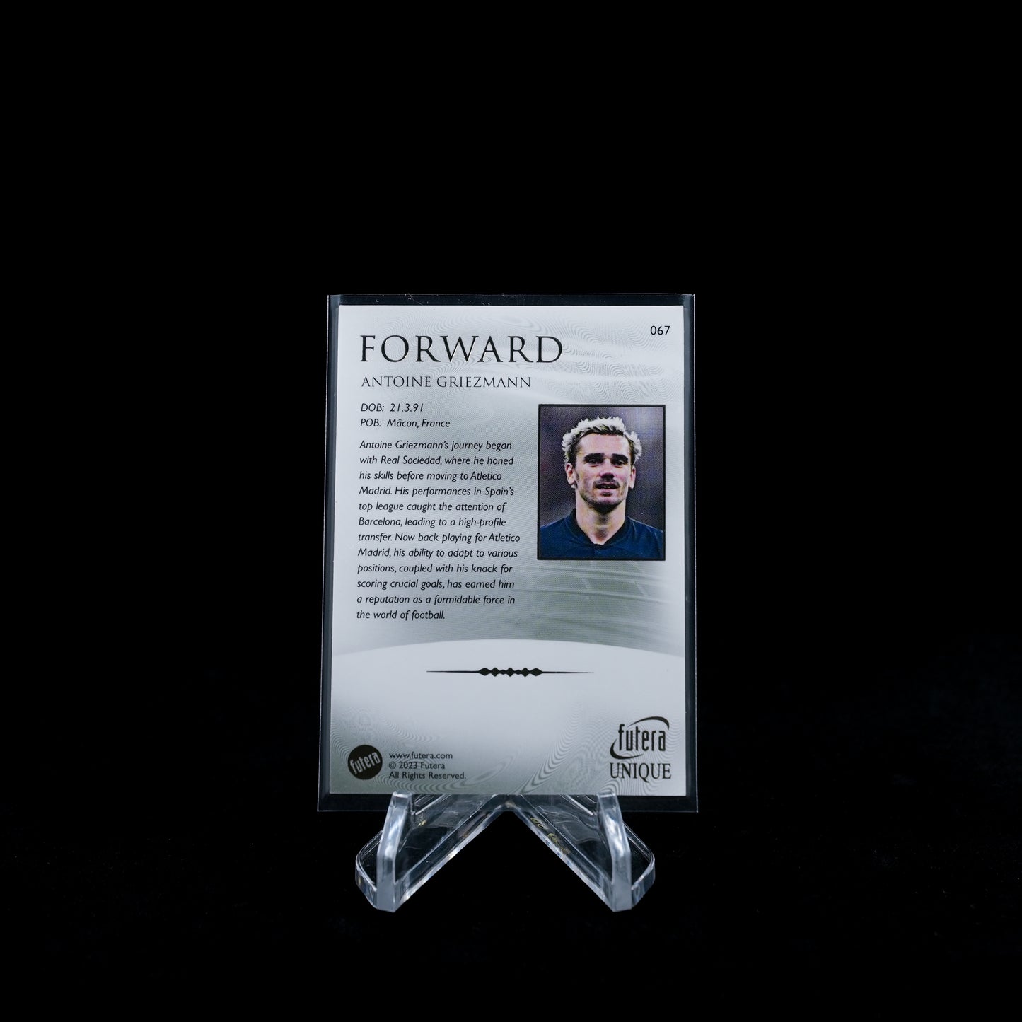 2024 Futera Unique Nostalgia Soccer Hobby-Griezmann