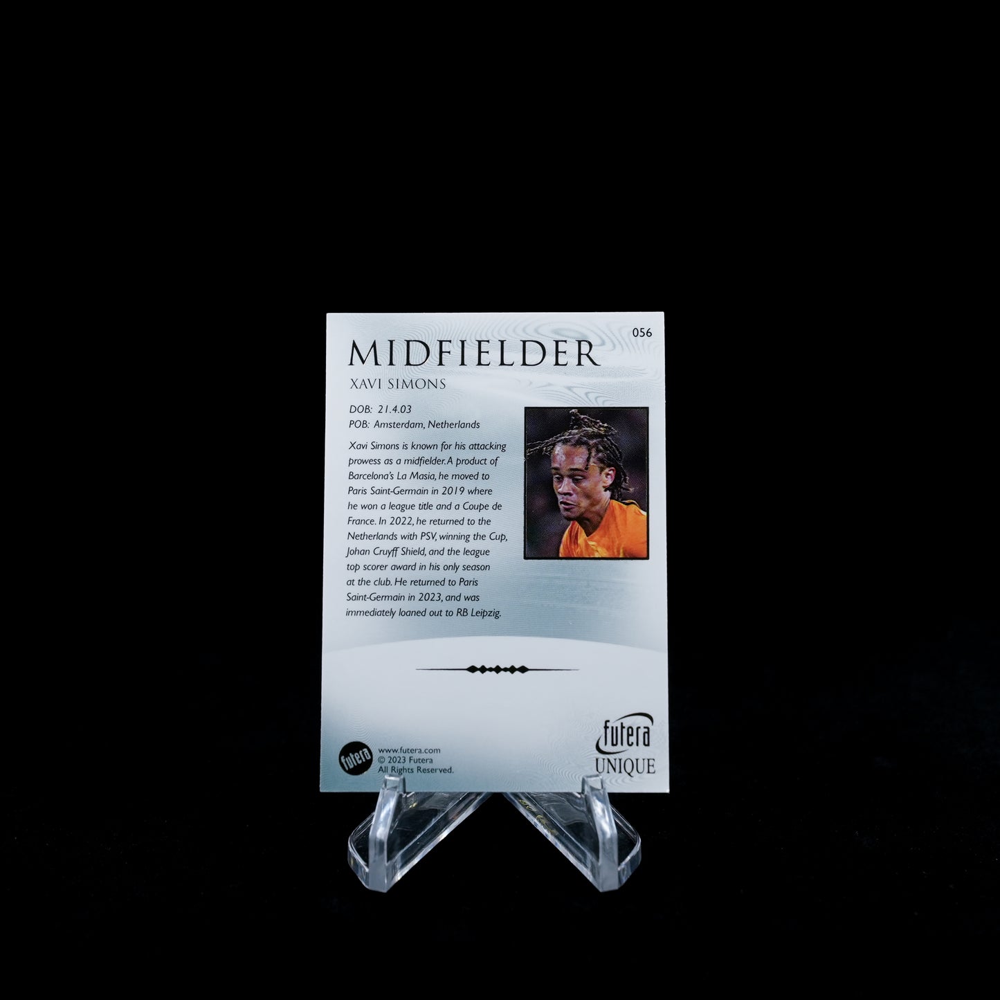 2024 Futera Unique Nostalgia Soccer Hobby-Xavi Simons