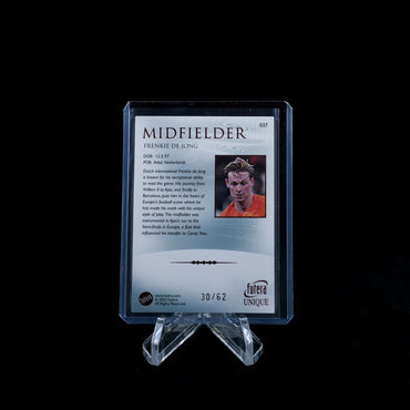 2024 Futera Unique Nostalgia Soccer Hobby-Frankie De jong