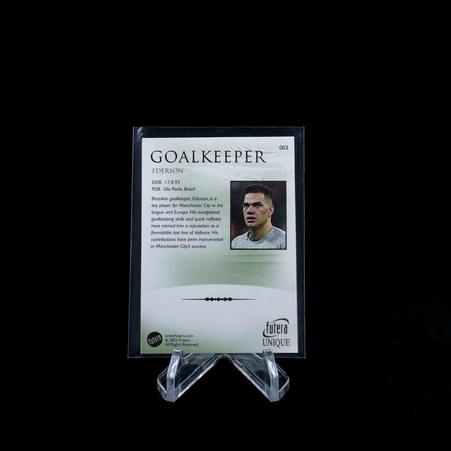 2024 Futera Unique Nostalgia Soccer Hobby-Ederson