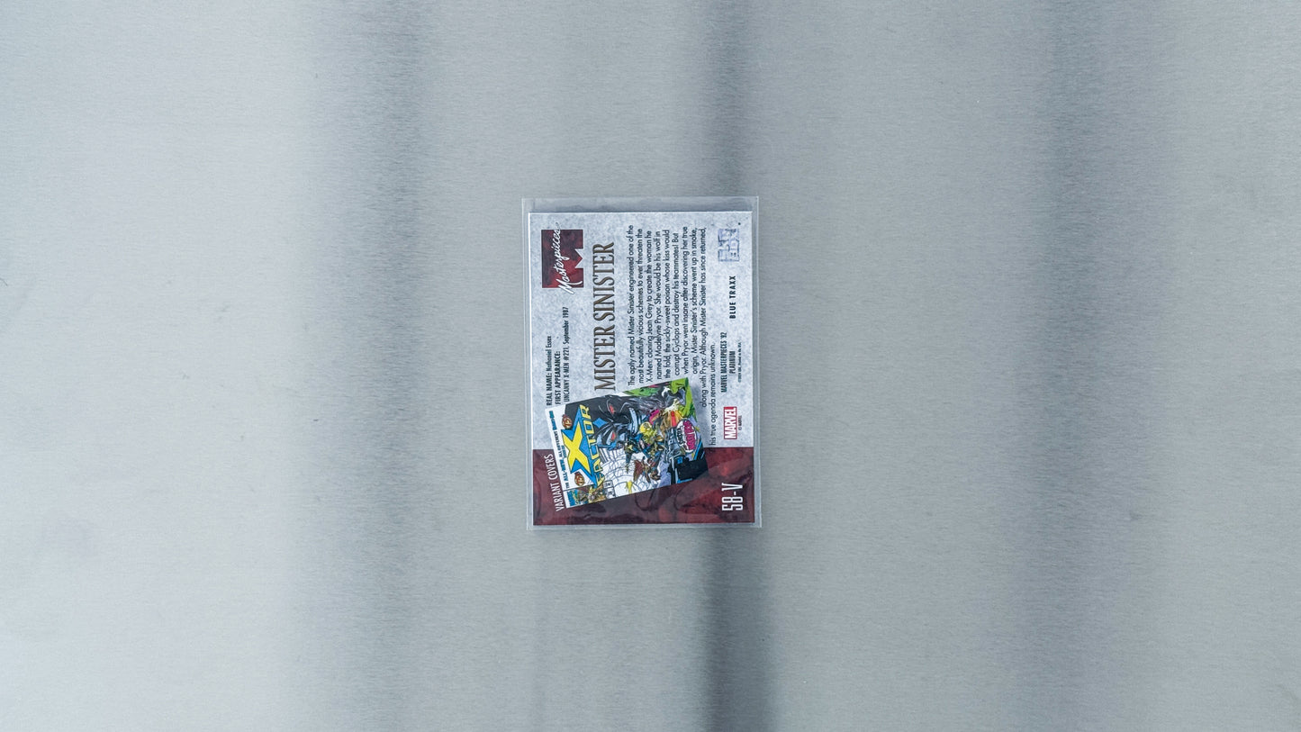 2024 Masterpieces ’92 Platinum - Comic - X-men