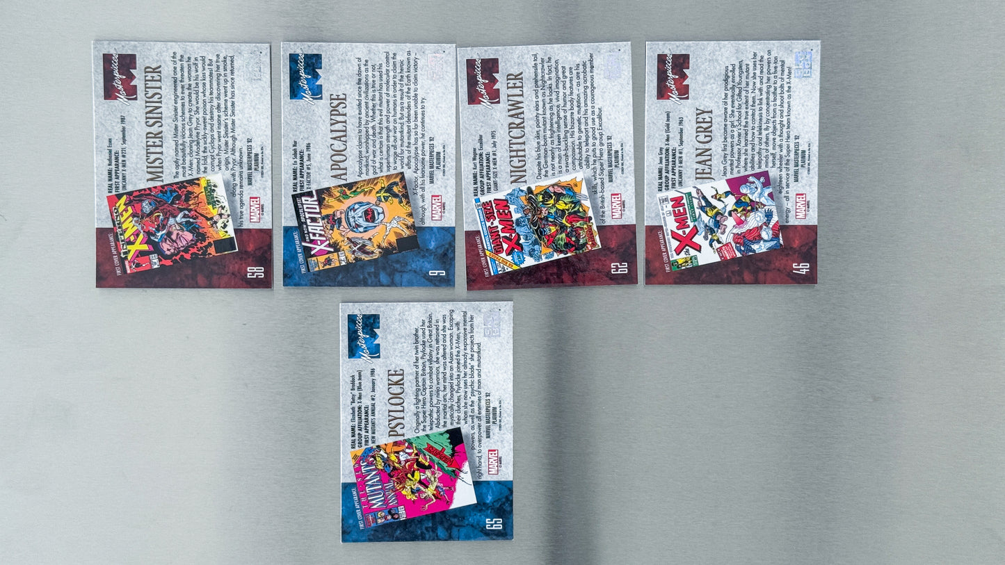 2024 Masterpieces ’92 Platinum - Comic - X-men