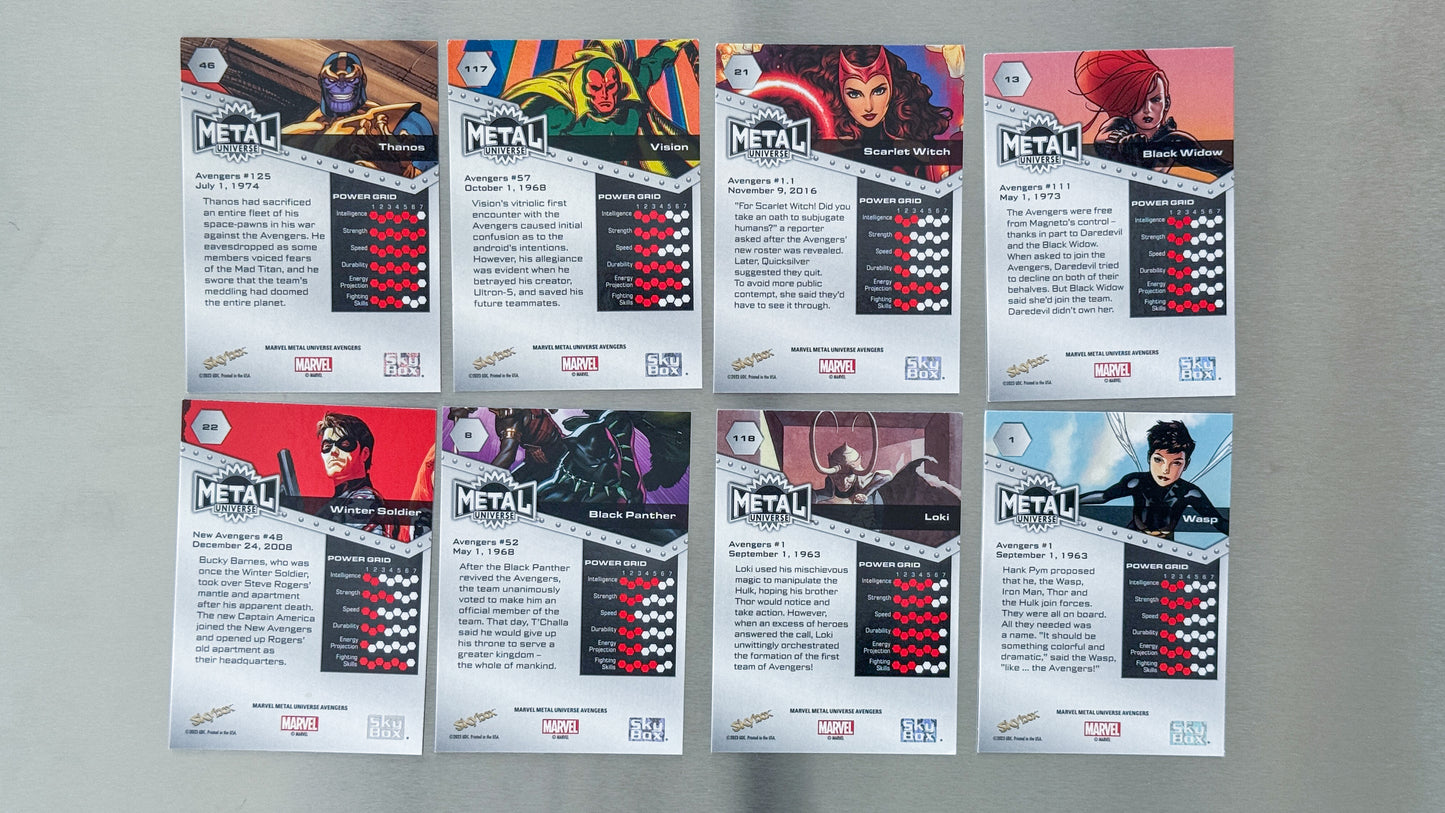 2024 SkyBox Metal Universe Avengers - Comic - Avengers