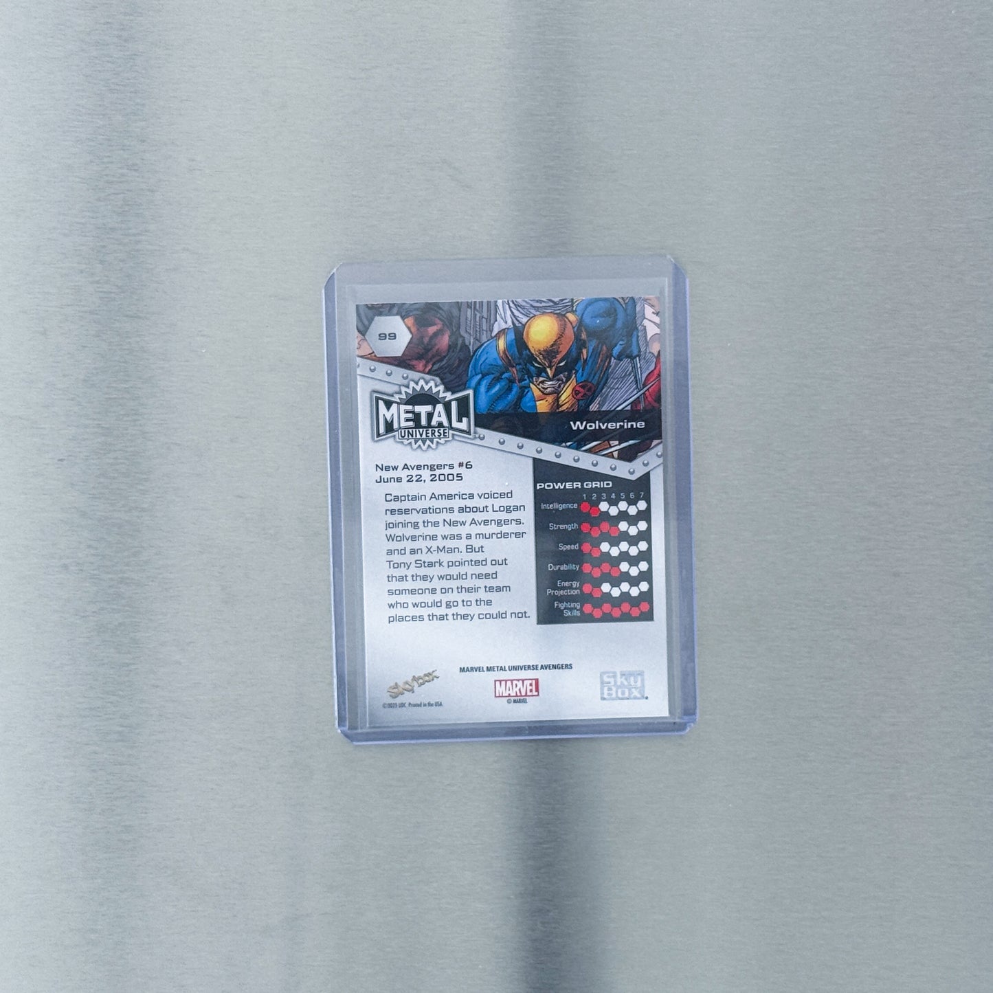 2024 SkyBox Metal Universe Avengers - Comic - Wolverine