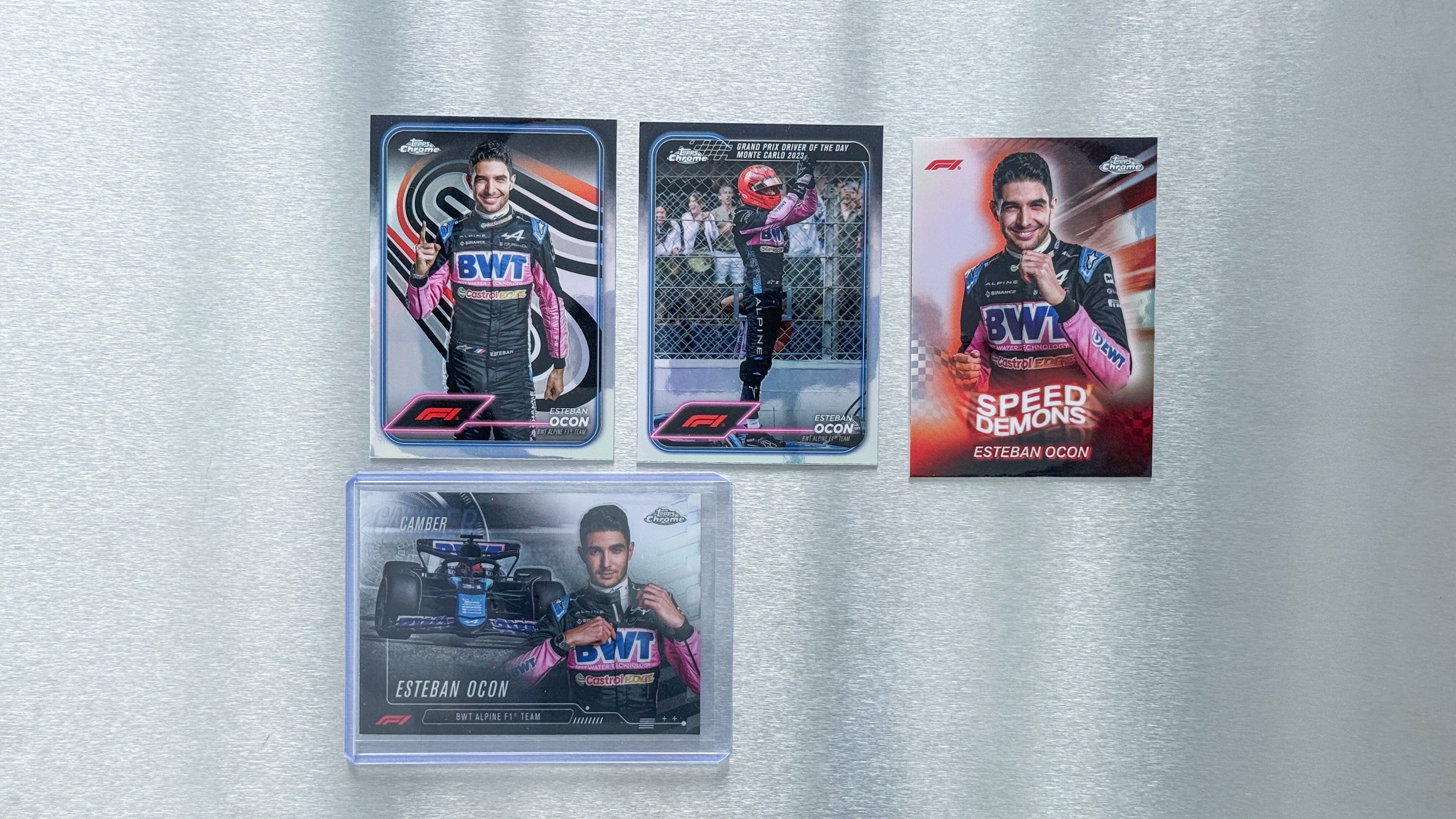 2024 Topps Chrome Formula 1 - BWT Alpine F1 Team - Esteban Ocon