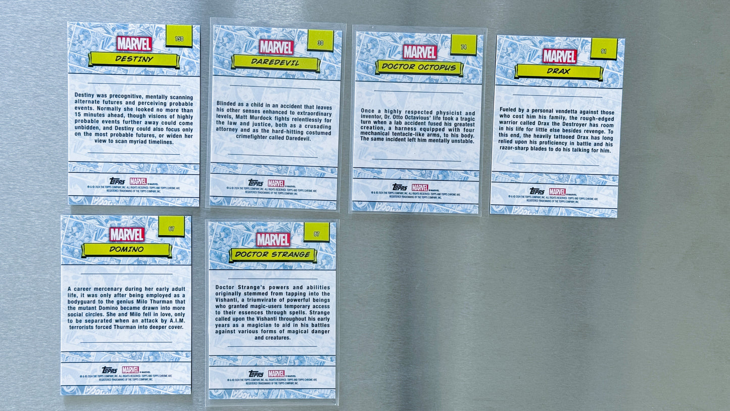 2024 Topps Chrome Marvel - Letter D Comic Heroes