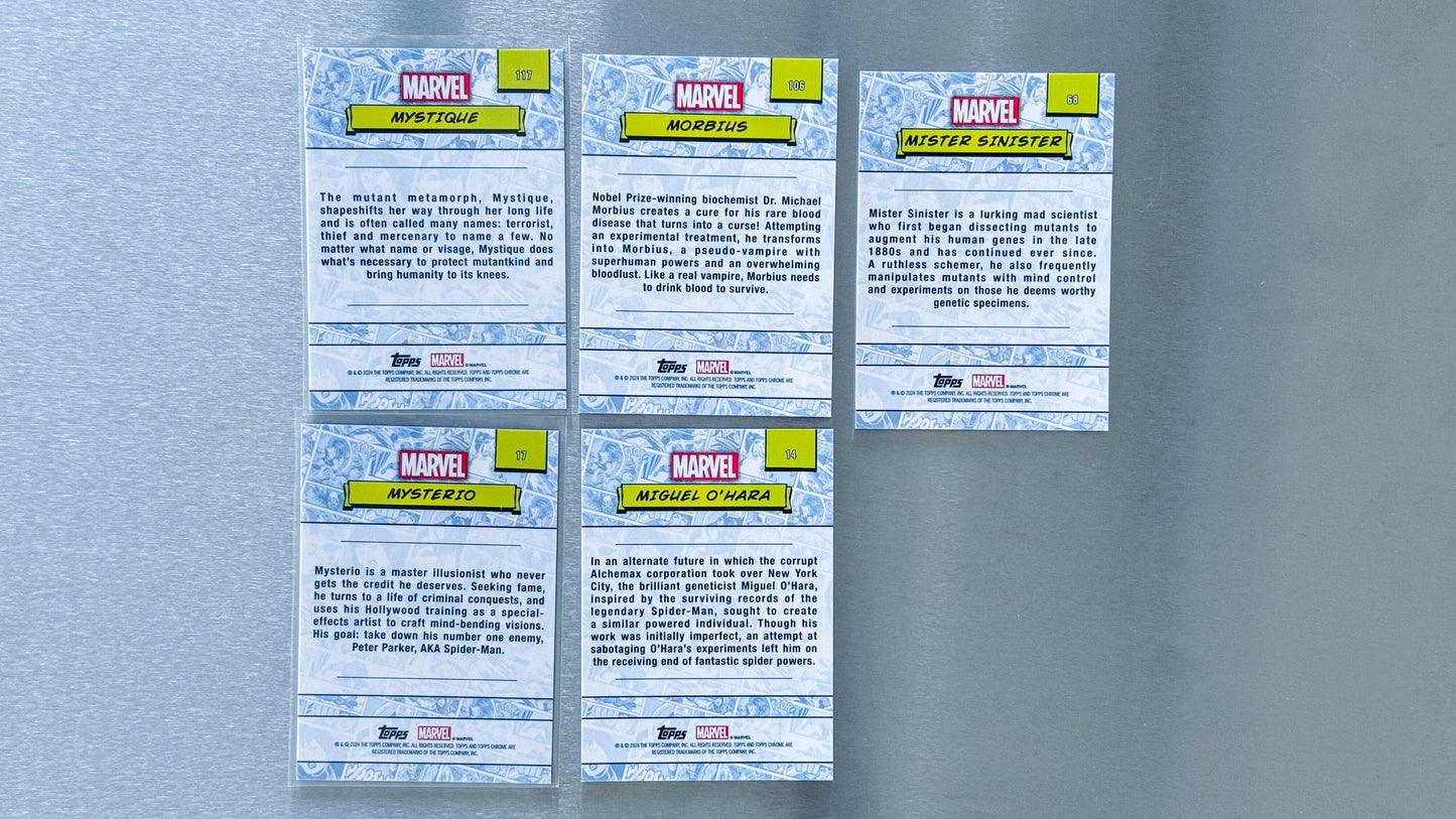 2024 Topps Chrome Marvel - Letter M Comic Heroes