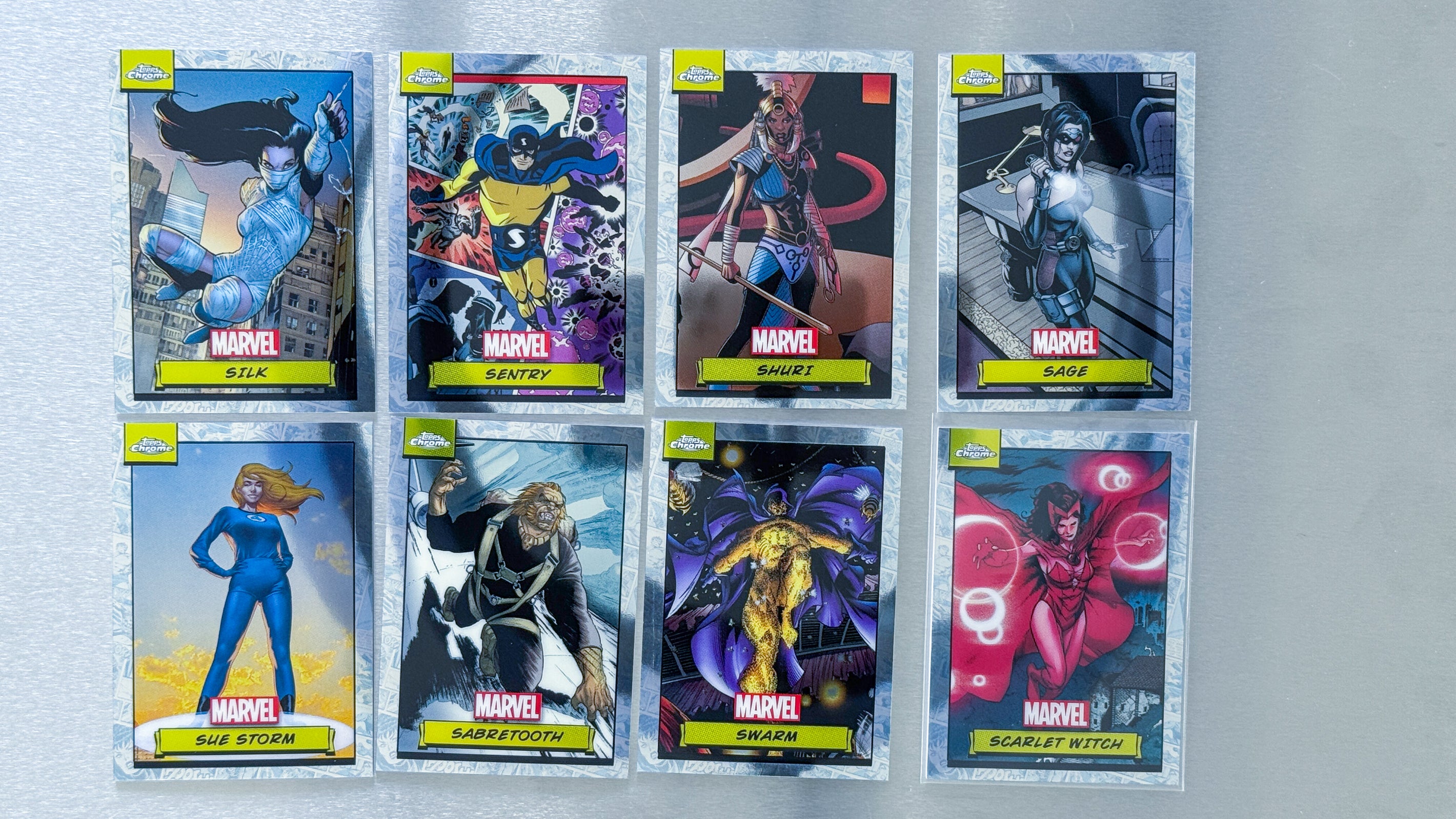 2024 Topps Chrome Marvel - Letter S Comic Heroes