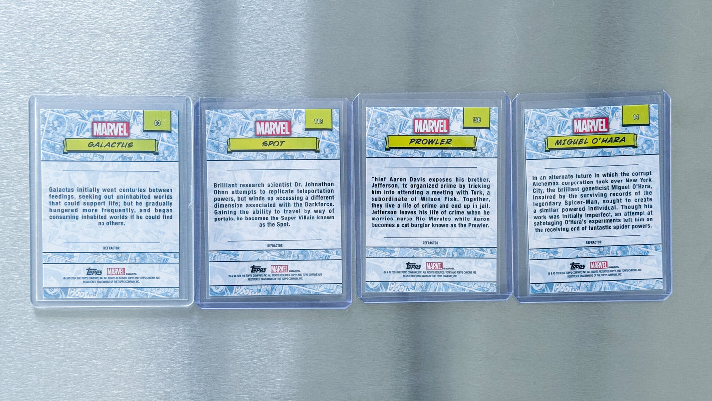 2024 Topps Chrome Marvel - Refractor Card