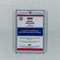 2024 Topps Chrome McDonald’s All American - Berry Wallace – East 13/25 - Golden Patch Autographs Tie-Dye