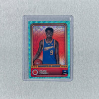 2024 Topps Chrome McDonald’s All American - Drake Powell - Aqua Wave Refractors – 97/199