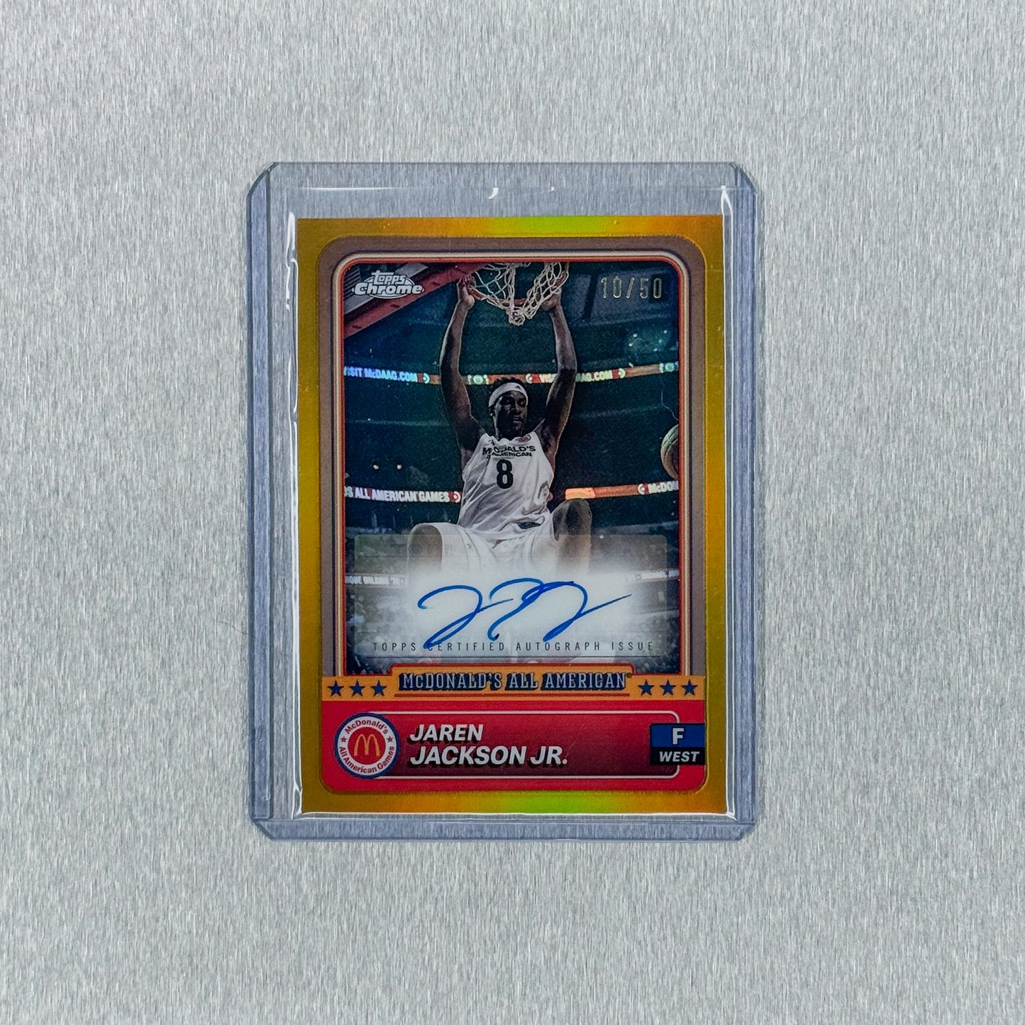 2024 Topps Chrome McDonald’s All American - Jaren Jackson Jr. – West - Auto 10/50