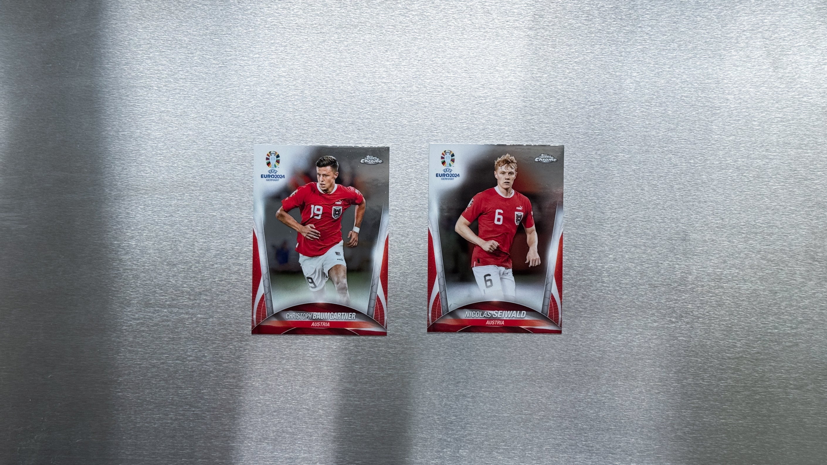 2024 Topps Chrome UEFA Euro - Austria Team Card