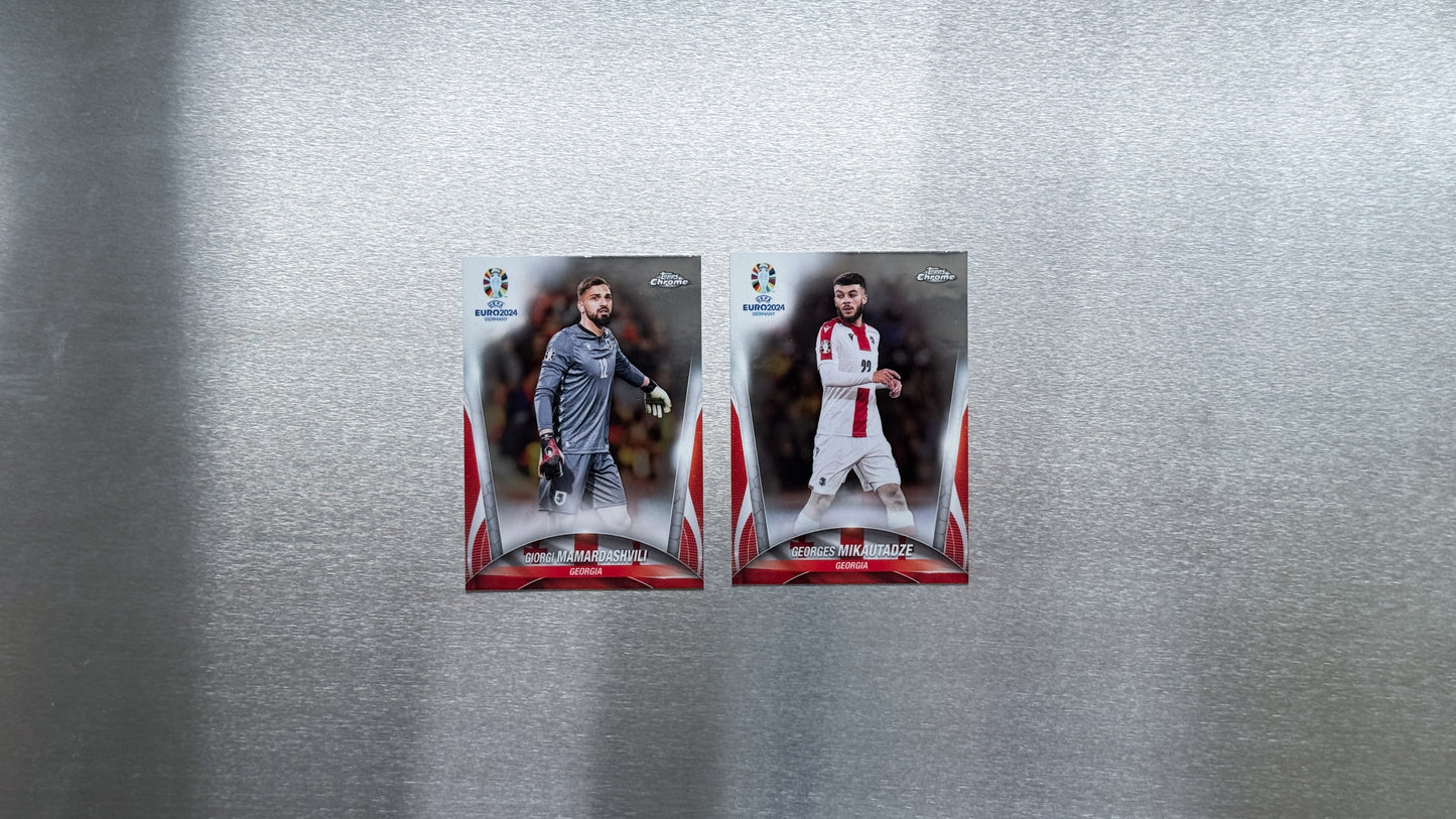 2024 Topps Chrome UEFA Euro - Georgia Team Card