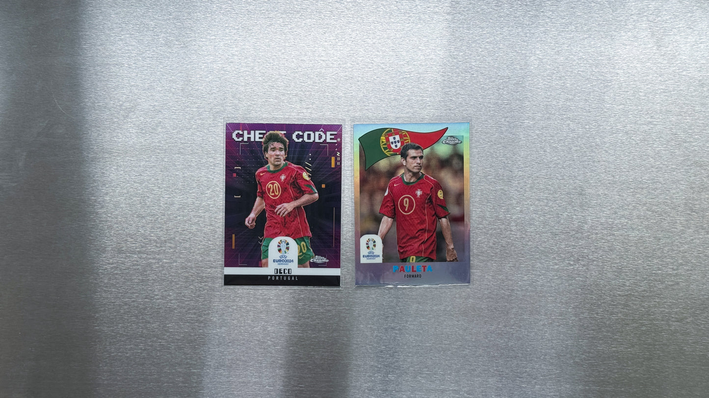 2024 Topps Chrome UEFA Euro - Portugal Team Card