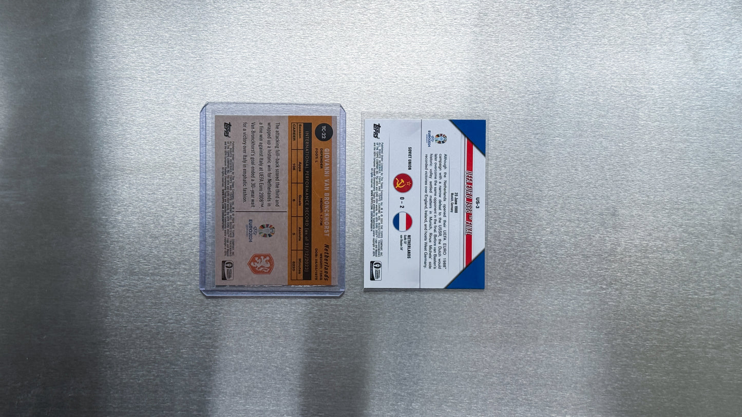 2024 Topps Chrome UEFA Euro - Netherlands Team Card
