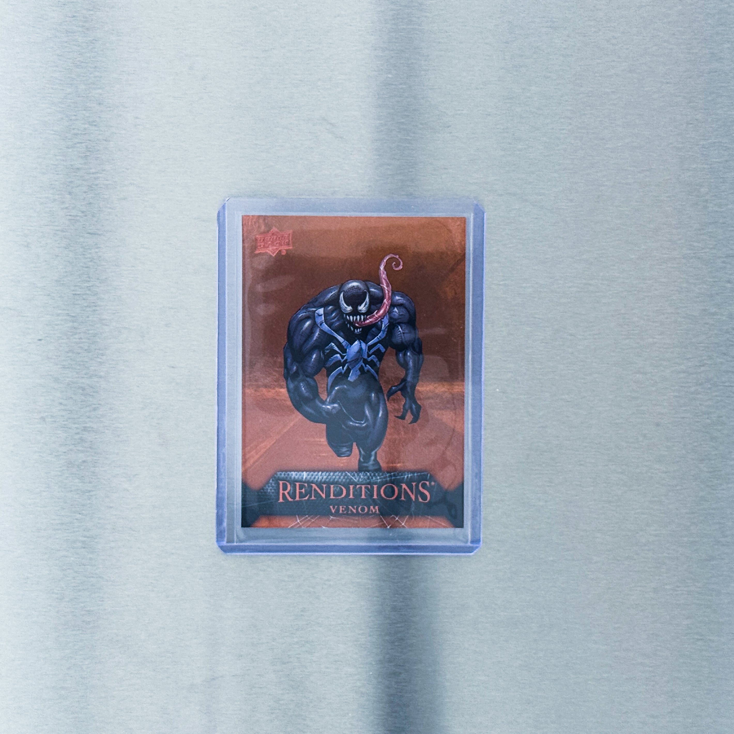 2024 Upper Deck Marvel Renditions Spider-Man - Venom - Orange  119/299