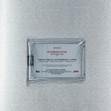 2024 Topps Dynasty Formula 1 - BWT Alpine F1 Team - Esteban Ocon - 5/10  Dynasty Single Driver Triple Relic Autographs EOCII