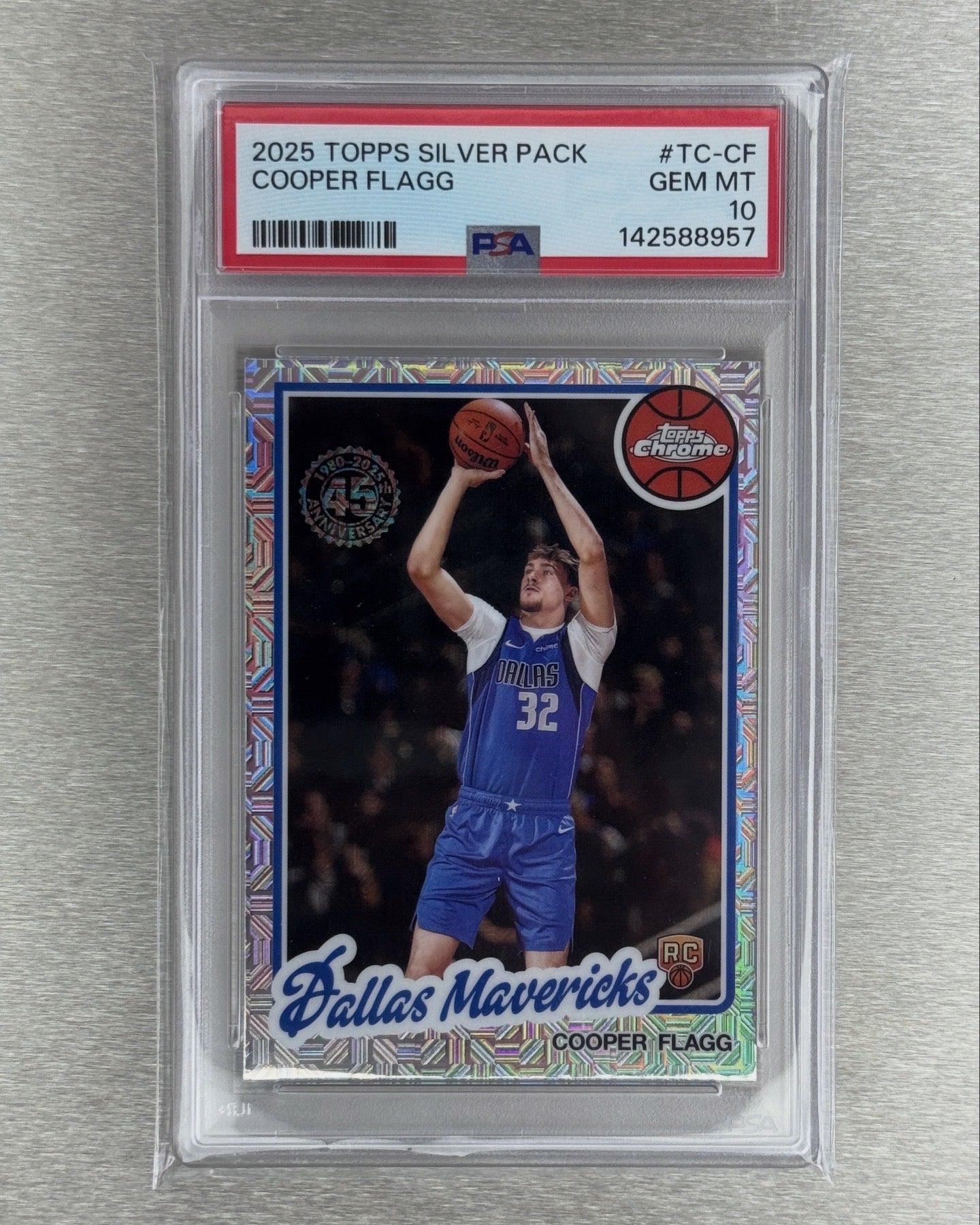 2025 TOPPS SILVER PACK 1980-81 TOPPS CHROME BASKETBALL (PSA10 POP 882 🏀 )