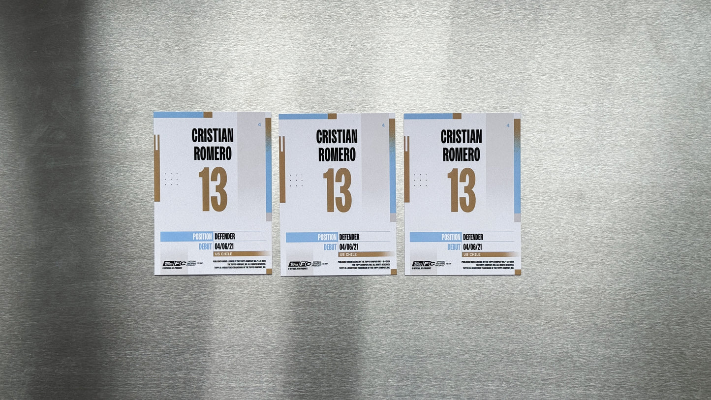 2024-25 Topps Argentina Team Set
